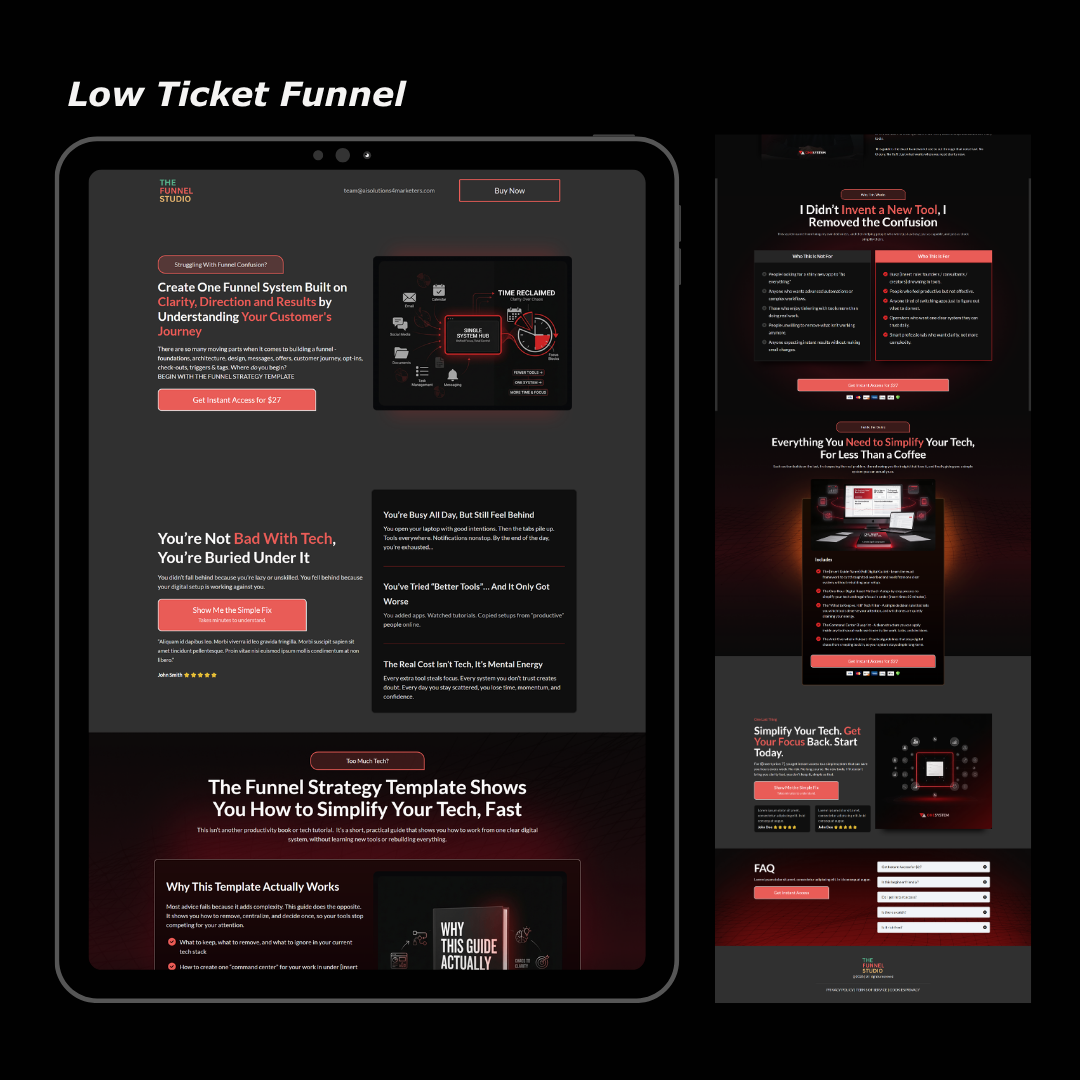 Low Ticket Funnel